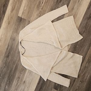 Volcom cream wrap cardigan sz xs/sm